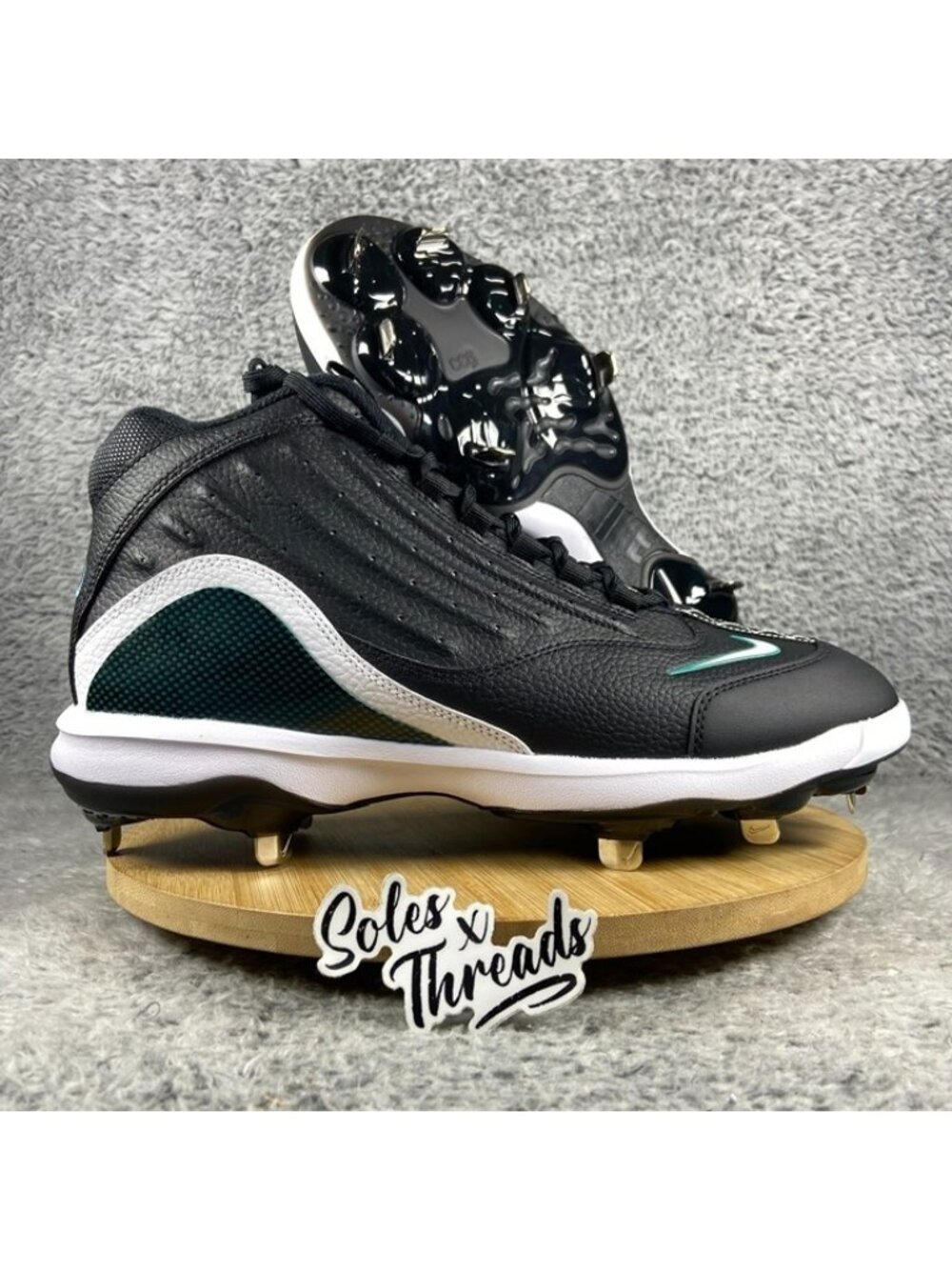 Nike Griffey 2 Freshwater Baseball Metal Sz 11.5 Men Black HQ1792-001 UNREALESED